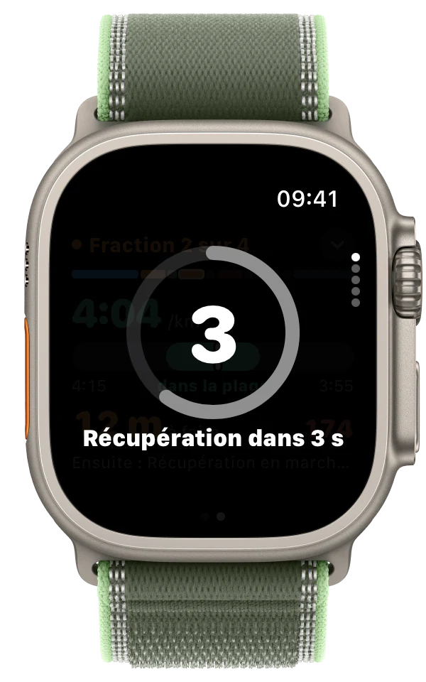 Décompte : récupération dans 3 secondes